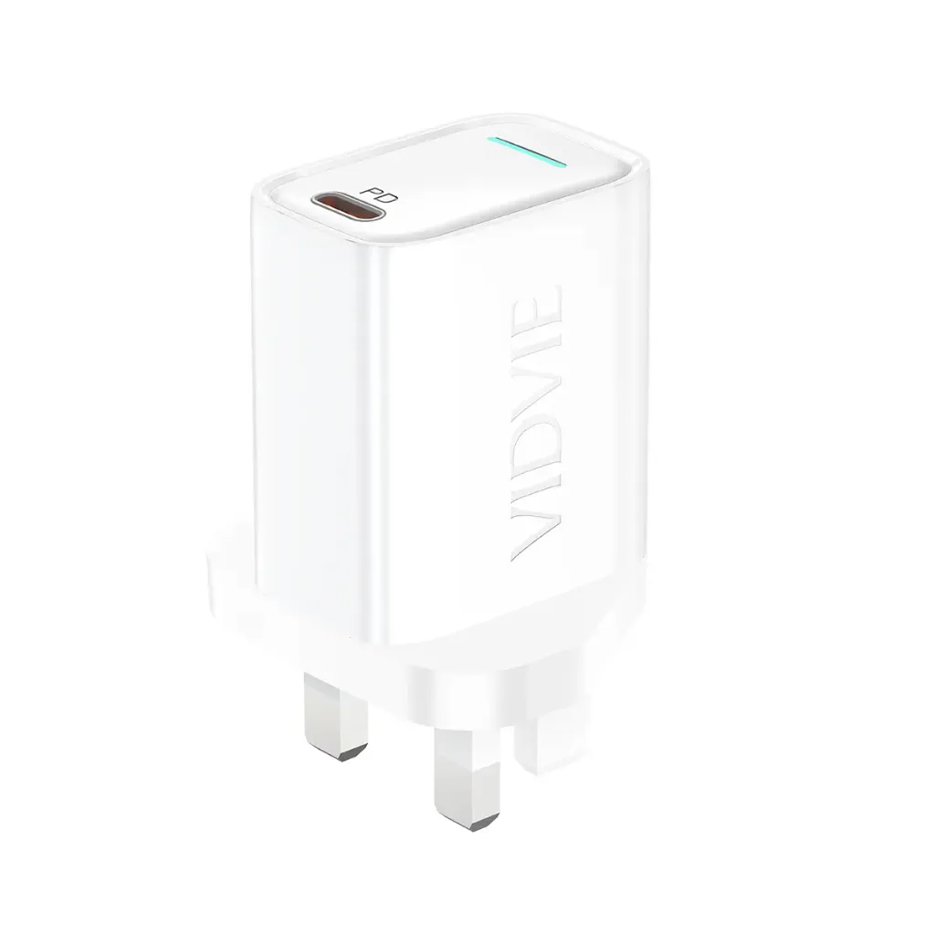 VIDVIE 20W Wall Charger PLB168 TYPE-C – Cable Not Included.webp