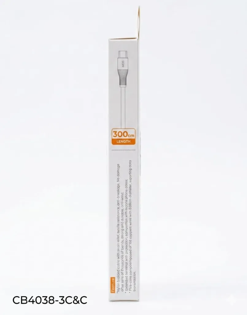 VIDVIE CABLE CB4038-3C&C TYPE-C TO TYBE-C WHITE-2.webp