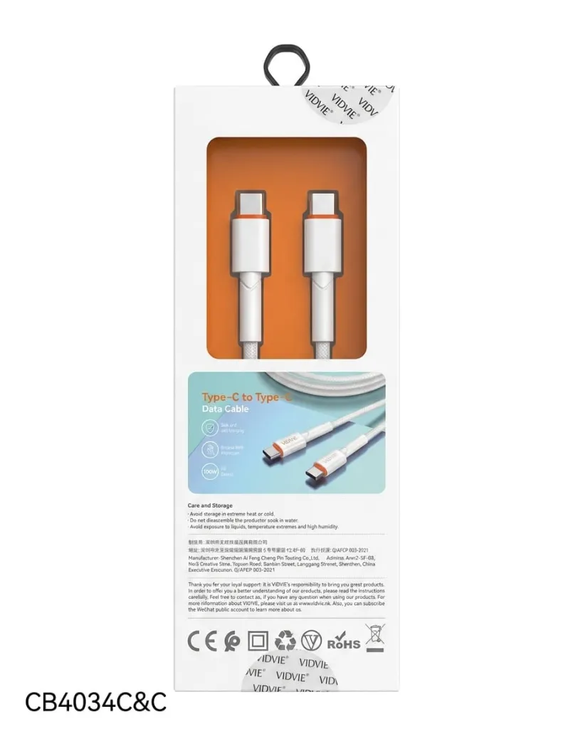 VIDVIE CABLE CB4034C&C TYPE-C TO TYBE-C WHITE-1 (1).webp