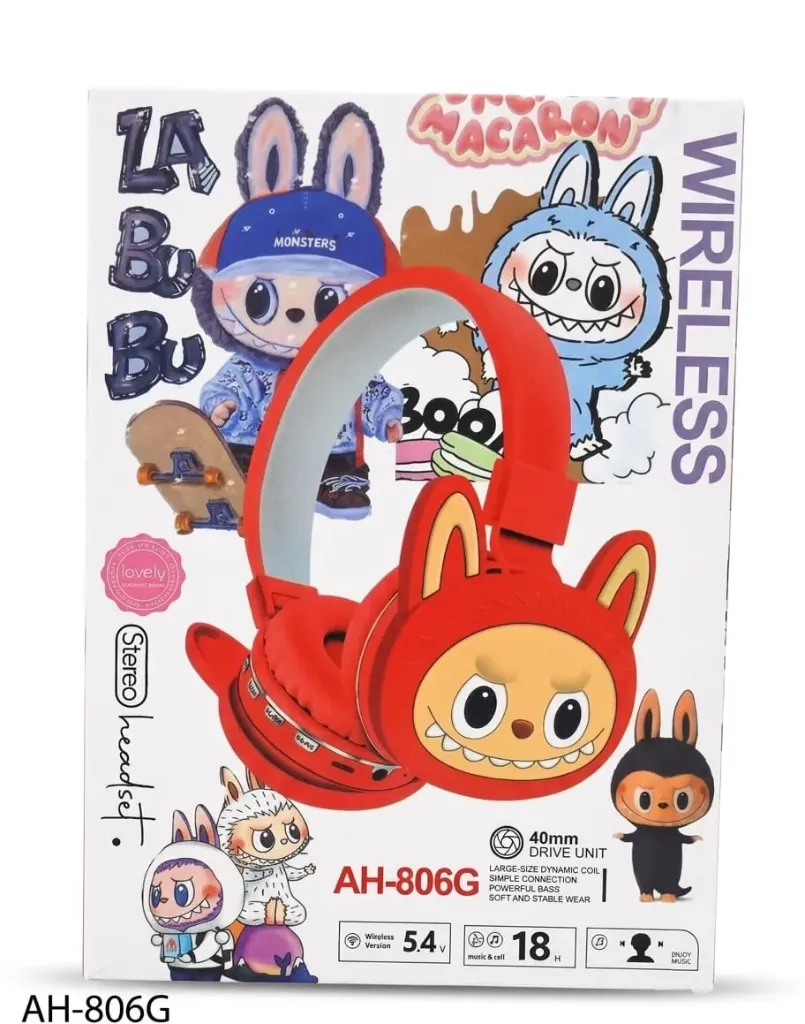 WIRELESS HEADPHONE LA  BU BU AH-806G