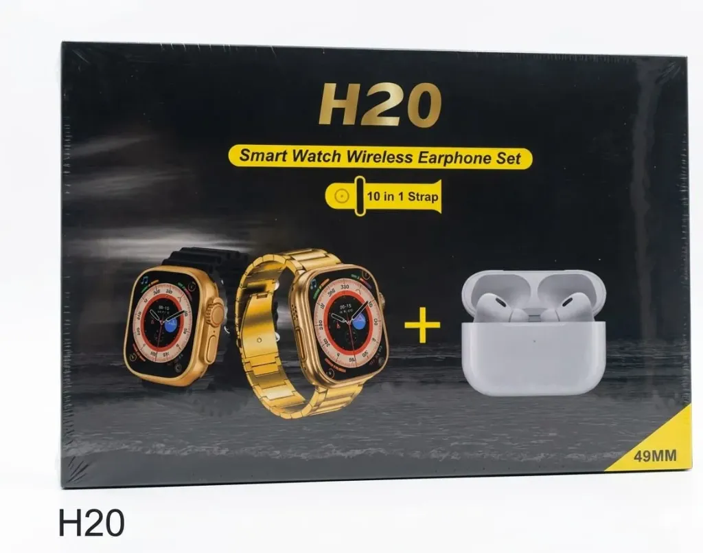 SMART WATCH WIRELESS EARPHONE SET H20