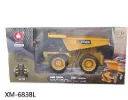 Remote Control Dump Truck with Lights & Sound - 360° Rotation XM-6838L