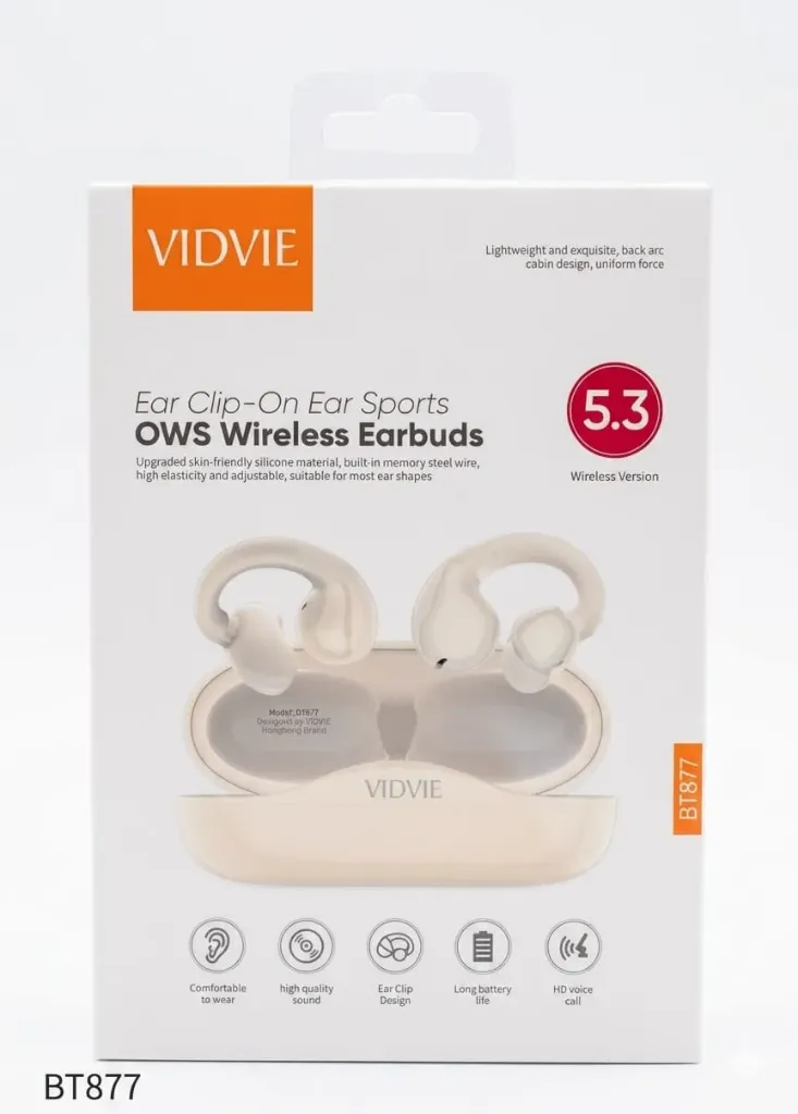 EARBUDS VIDVIE BT877 EAR CLIP-ON