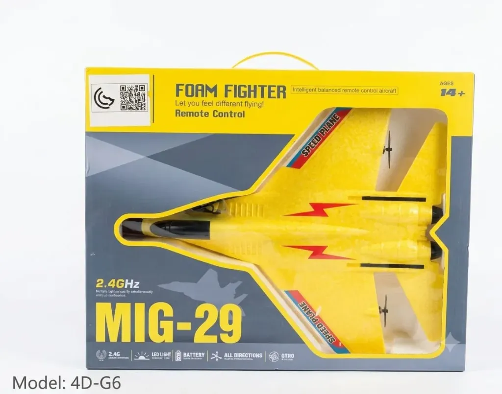 MiG-29 Fulcrum Foam Glider Plane 4D-G6