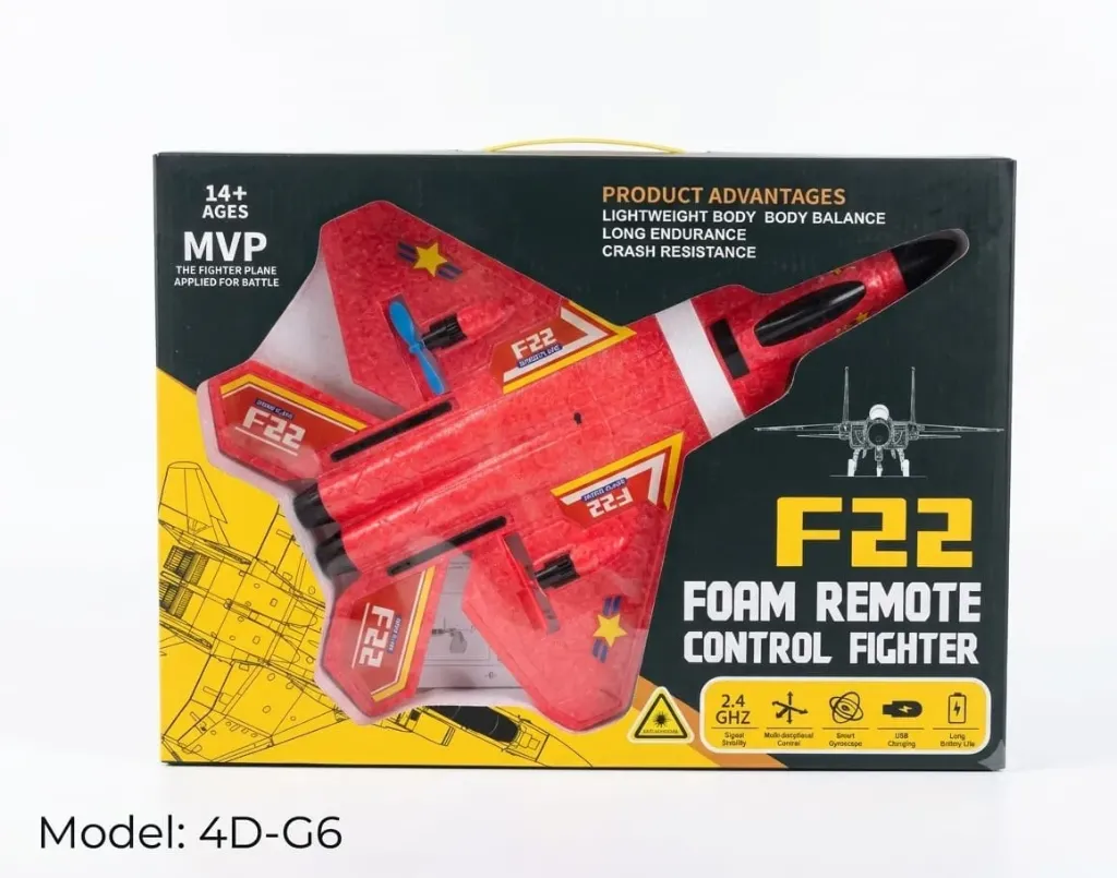 F-22 Fulcrum Foam Glider Plane 4D-G6