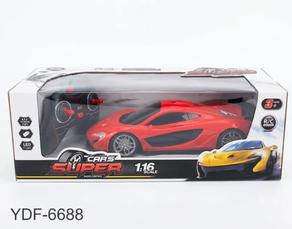 Supercar Remote Control Car RED YDF6688