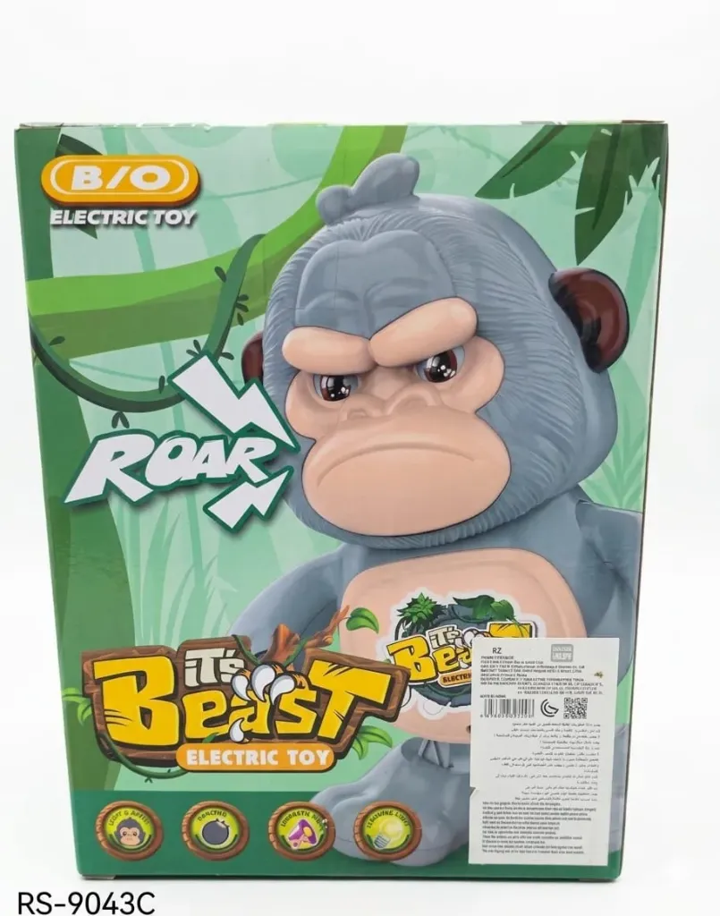 Dancing Gorilla Electric Toy with Lights & Sound RS-9043C