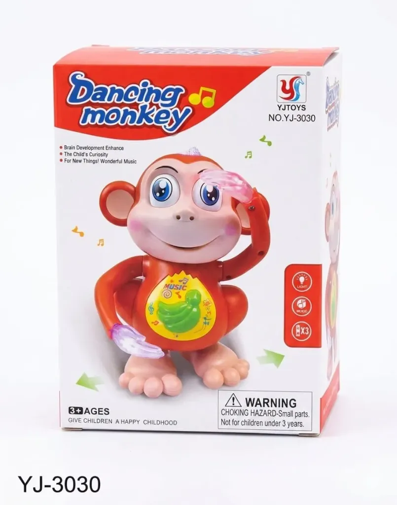 Dancing monkey Electric Toy with Lights & Sound yj-3030