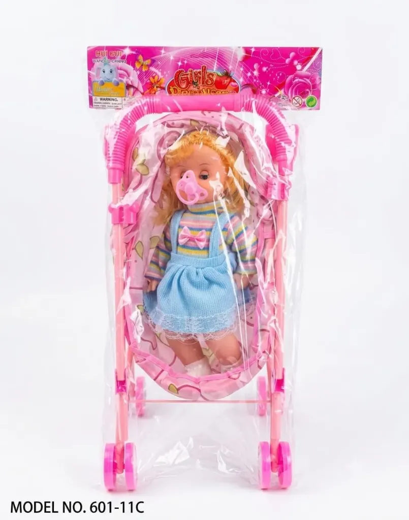 SWEET BABY WITH CART 601-11C