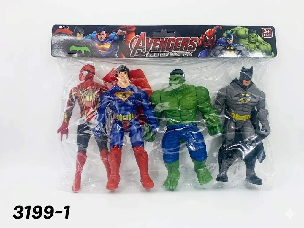 SUPER HERO MEDIEM 4 PICE 3199-1