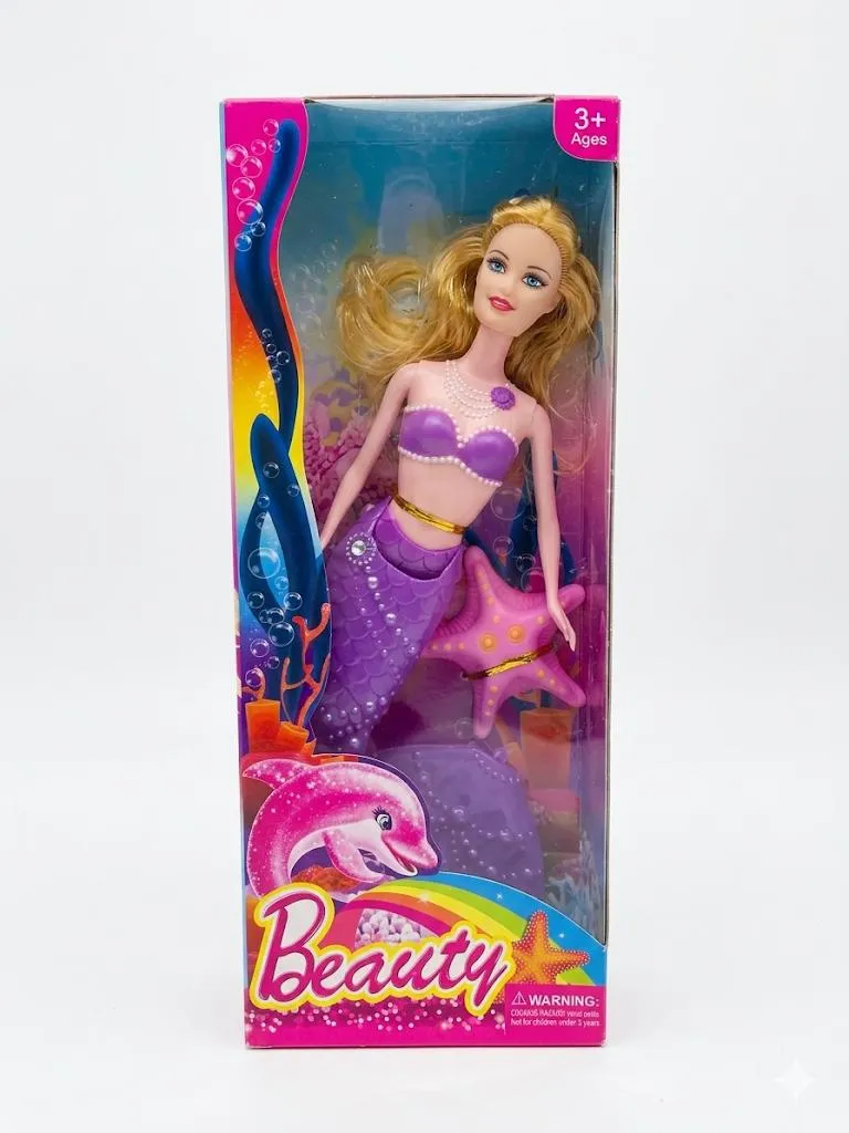 Beauty Mermaid Doll purple278