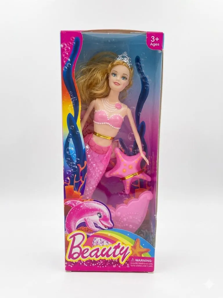 Beauty Mermaid Doll pink 278