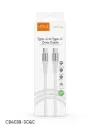 VIDVIE CABLE CB4038-3C&C TYPE-C TO TYBE-C WHITE