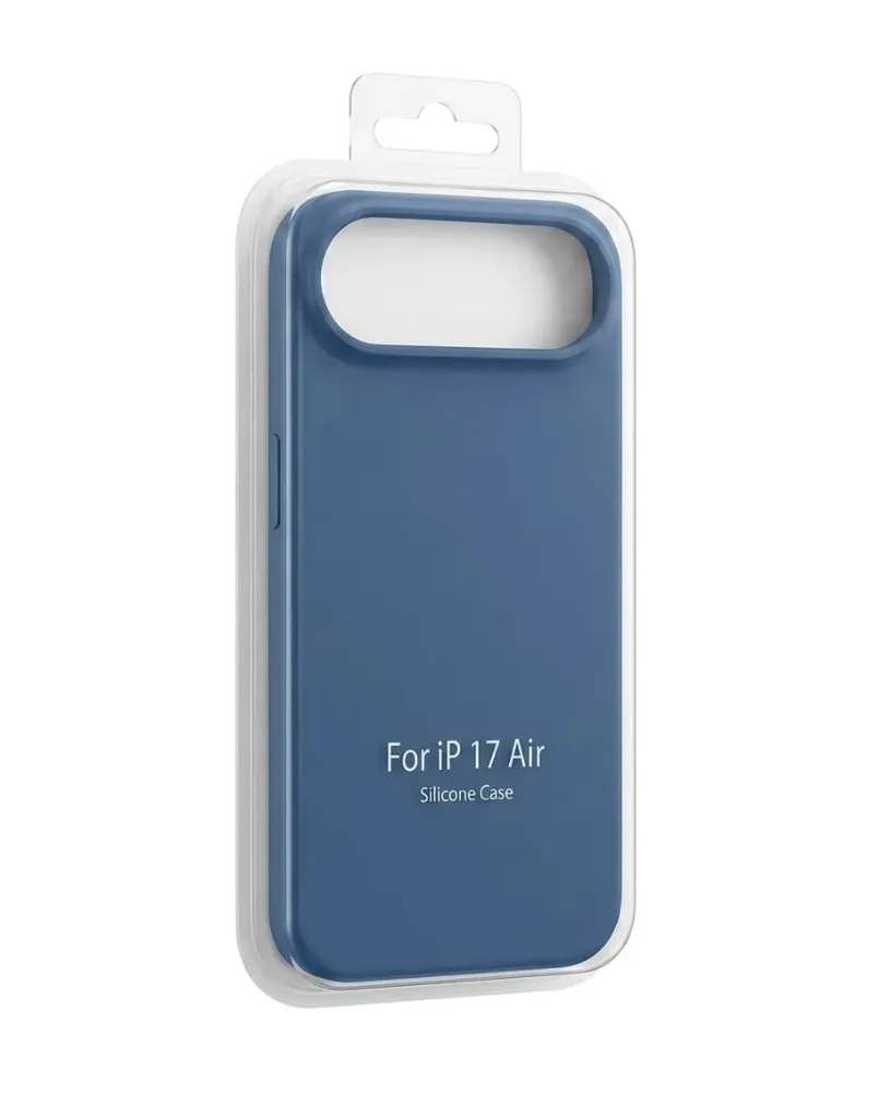 I PHONE 17 AIR SILICONE CASE  COLOR  BLUE