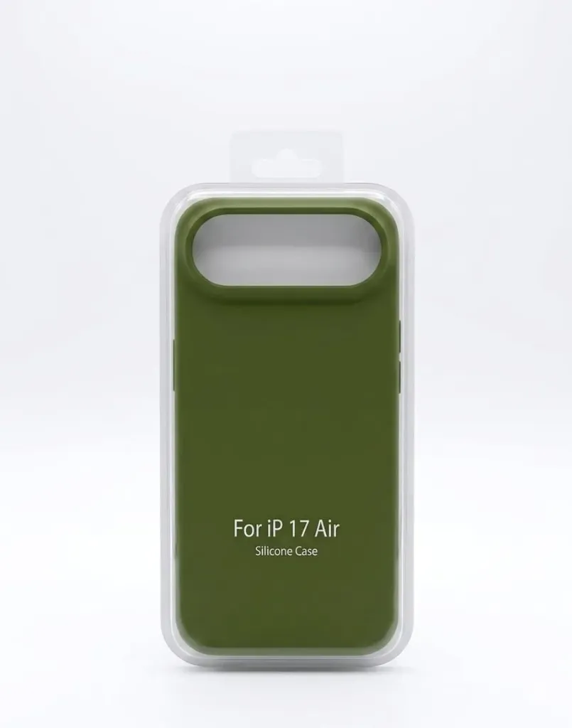 I PHONE 17 AIR SILICONE CASE  COLOR  GREEN