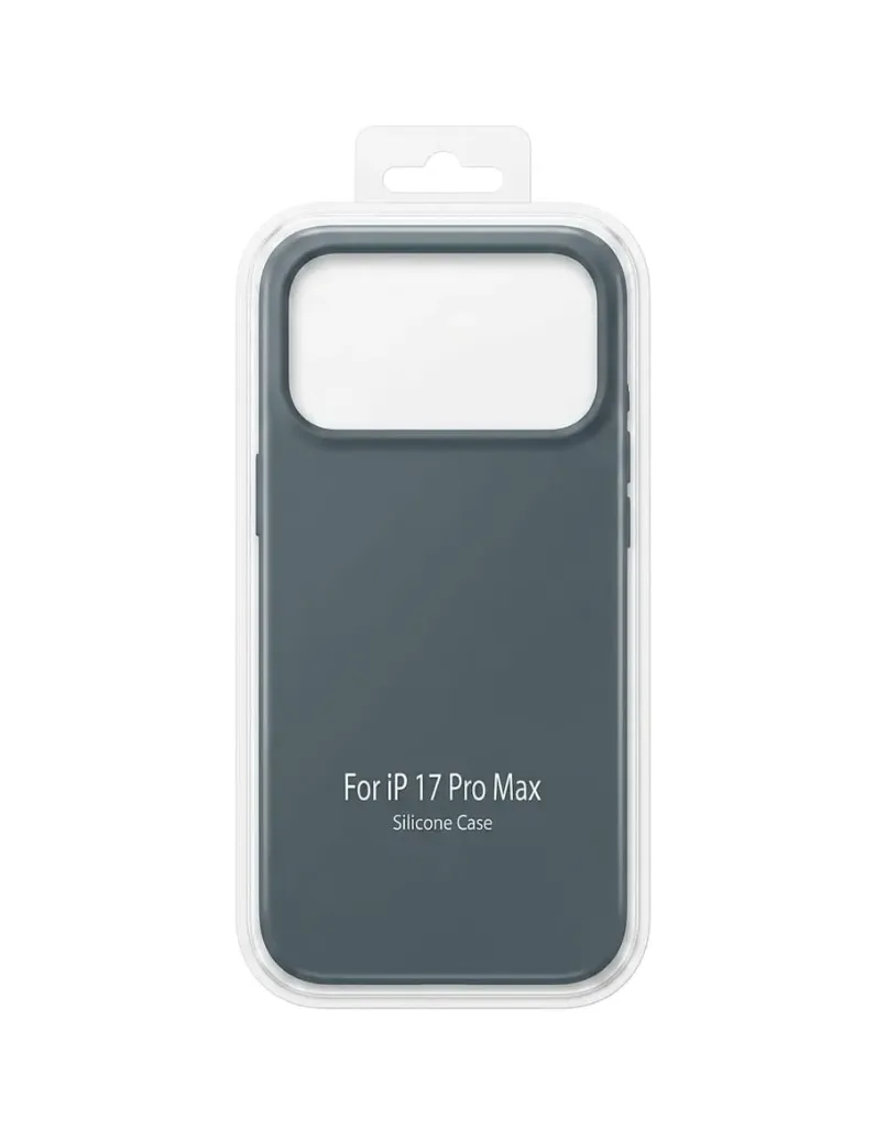I PHONE 17 PRO MAX SILICONE CASE  COLOR  DUSTY BLUE