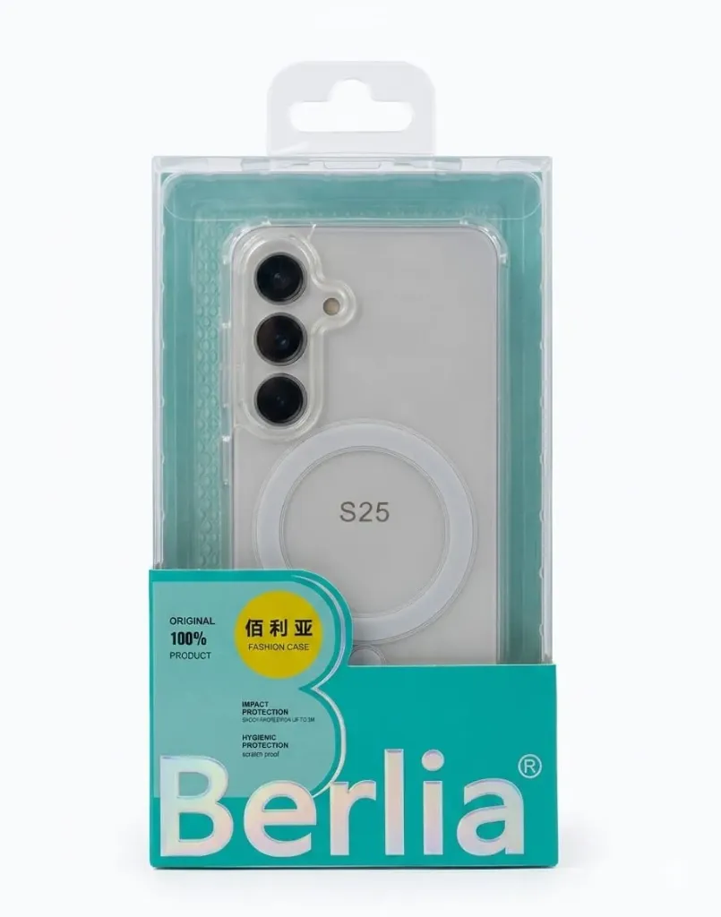 S25 SILICONE BERLIA CLEAR CASE WIRELESS