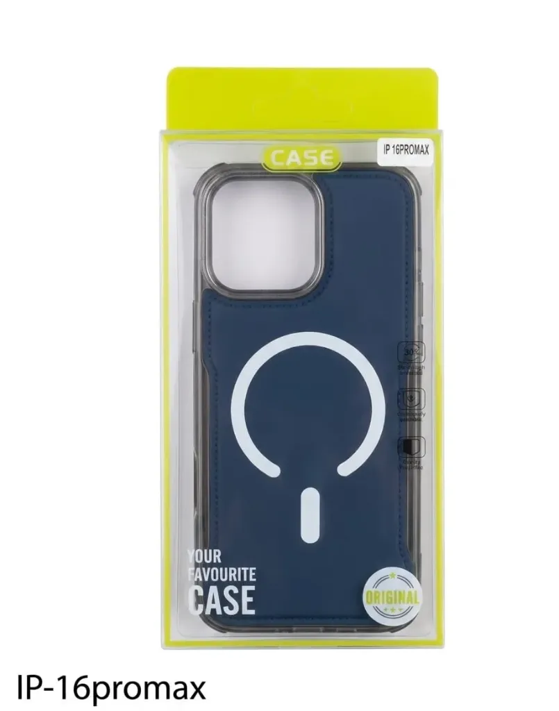 I PHONE 16 PRO MAX SILICONE CASE WIRELESS BLUE