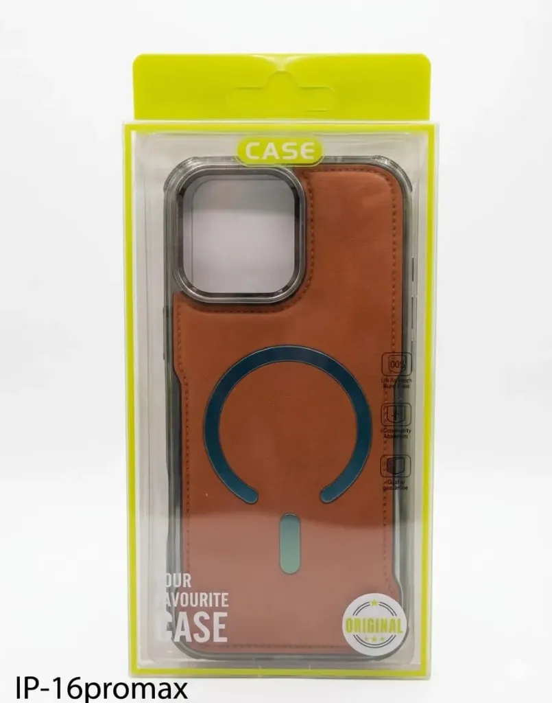 I PHONE 16 PRO MAX SILICONE CASE WIRELESS BROWN
