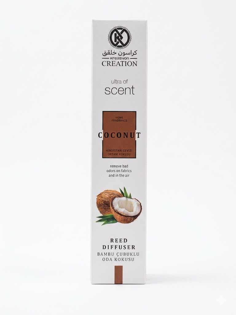 Coconut Reed Diffuser | Long-Lasting Home Fragrance