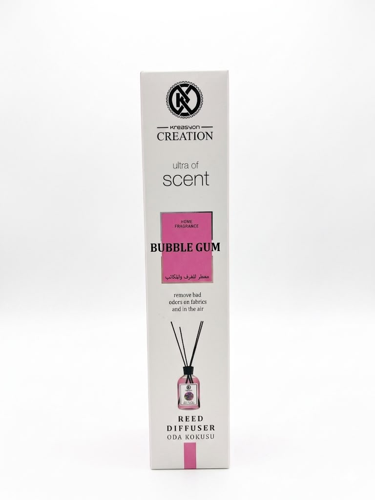 BUBBLE GUM Reed Diffuser | Long-Lasting Home Fragrance