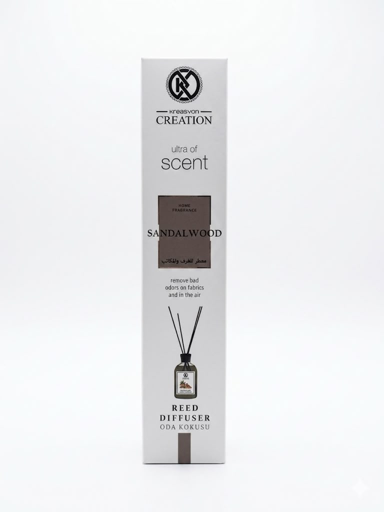 SANDAL WOOD Reed Diffuser | Long-Lasting Home Fragrance