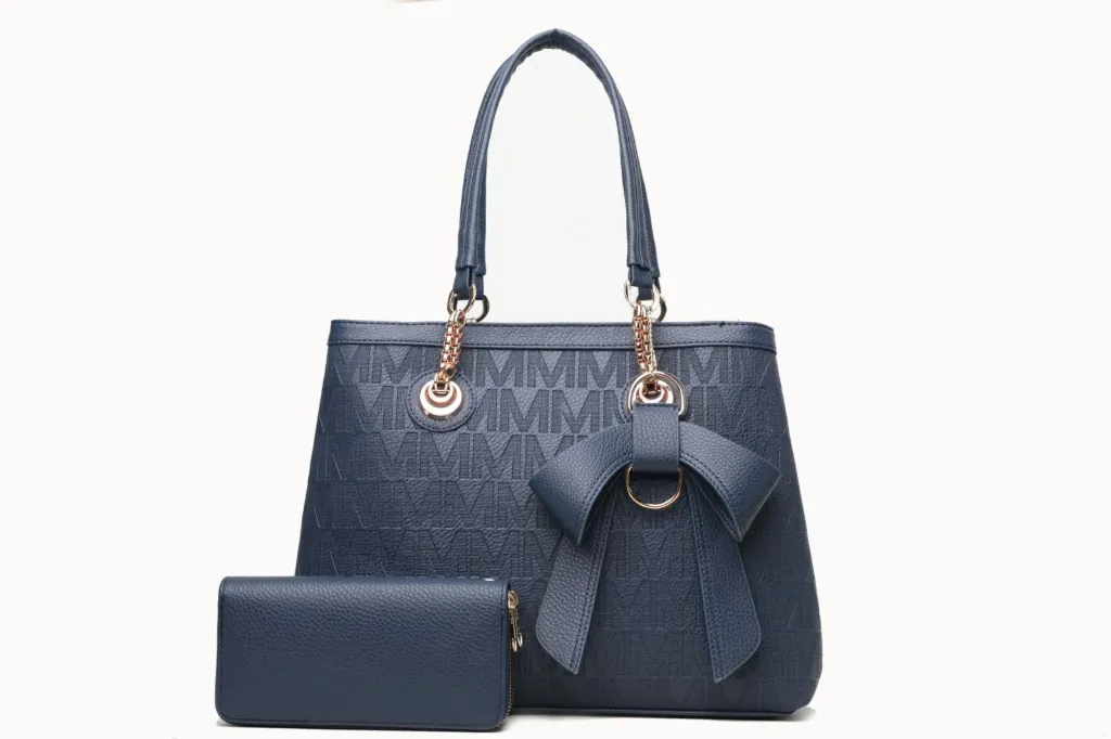 ladies handbag blue LB0003