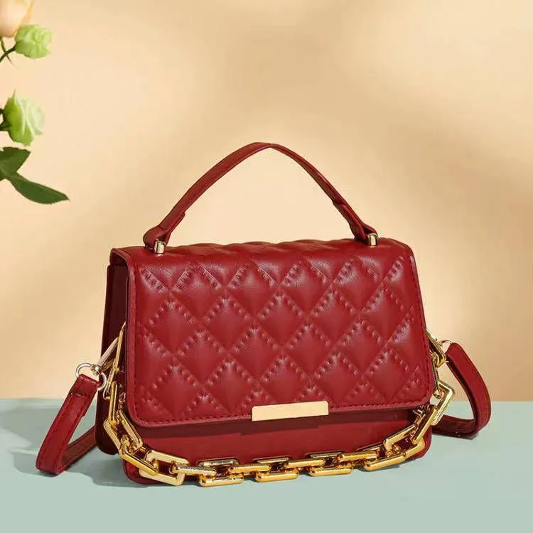 ladies handbag  red LB0016