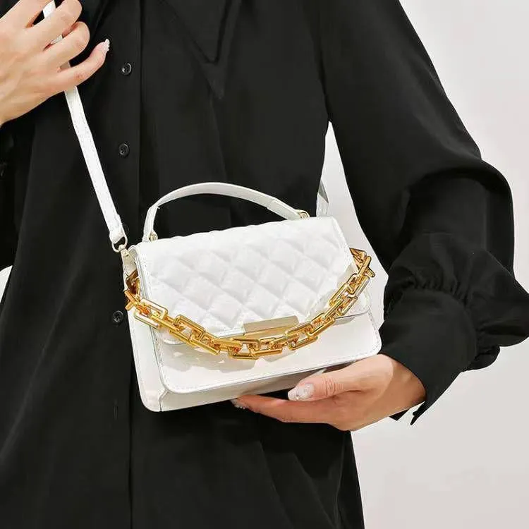 ladies handbag white LB0018